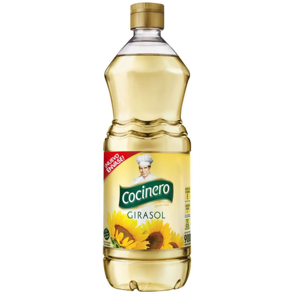 Aceite De Girasol Cocinero 900 Ml