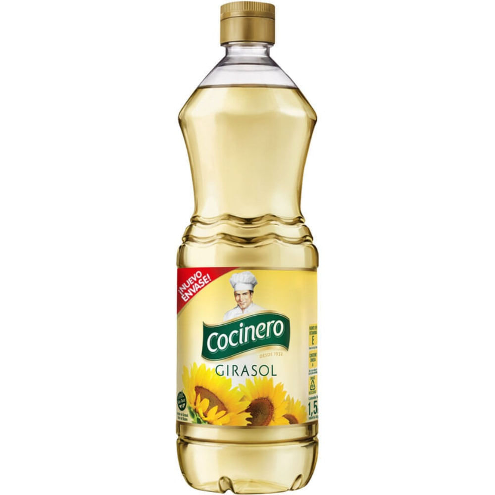 Aceite de girasol Cocinero 1.5 l.
