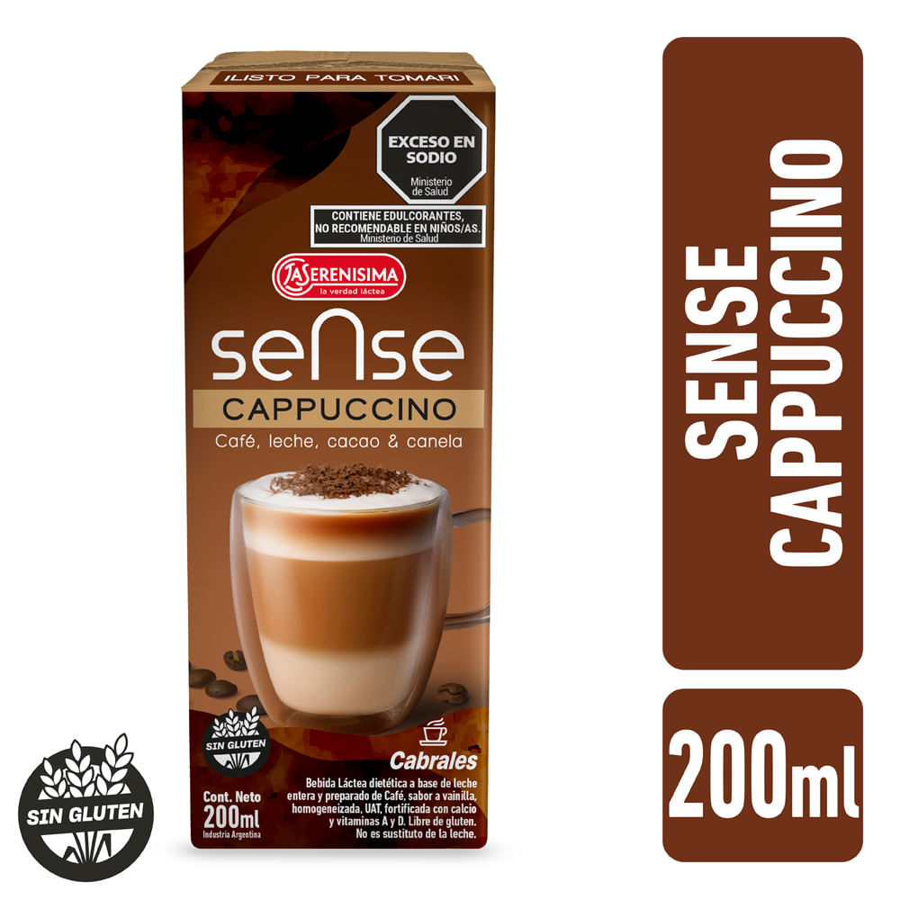 Bebida Láctea La Serenisima Sense Cappuccino 200 Ml