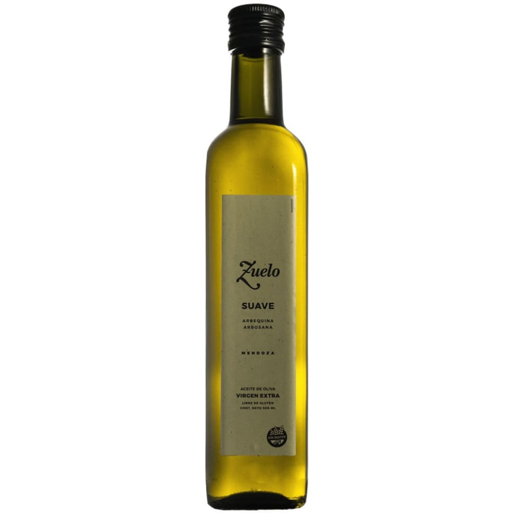 Aceite de oliva extra virgen Zuelo suave en botella 500 ml