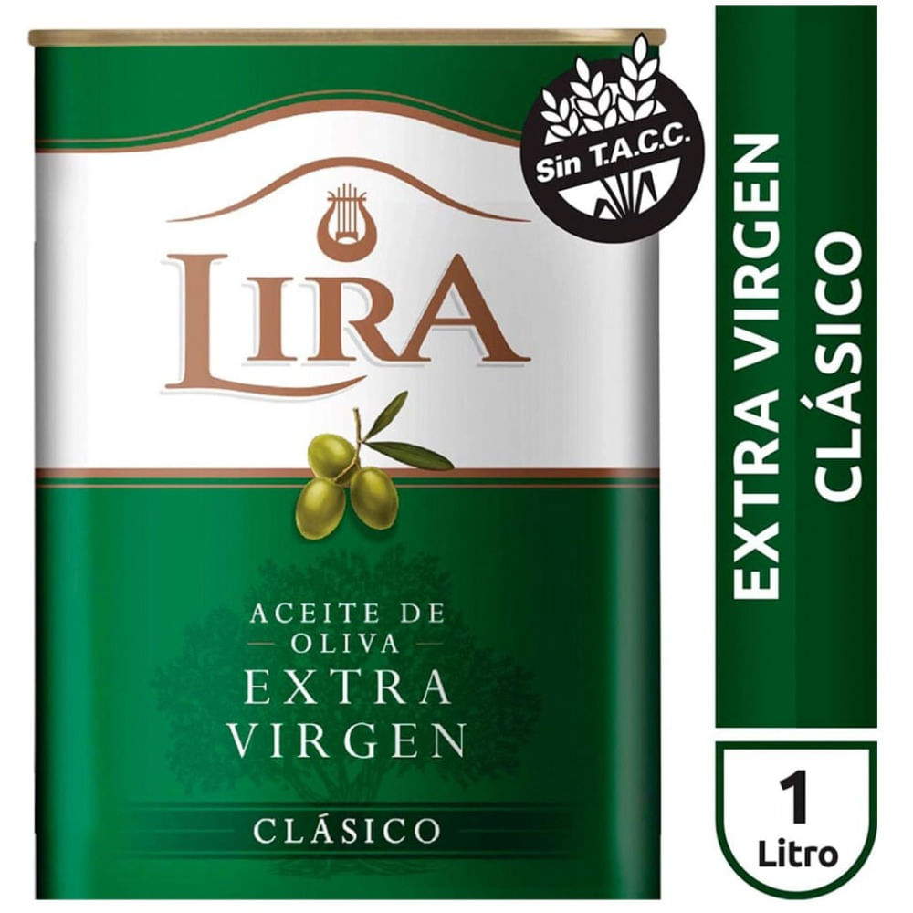 Lira Aceite de oliva Lira en lata 1 lt.