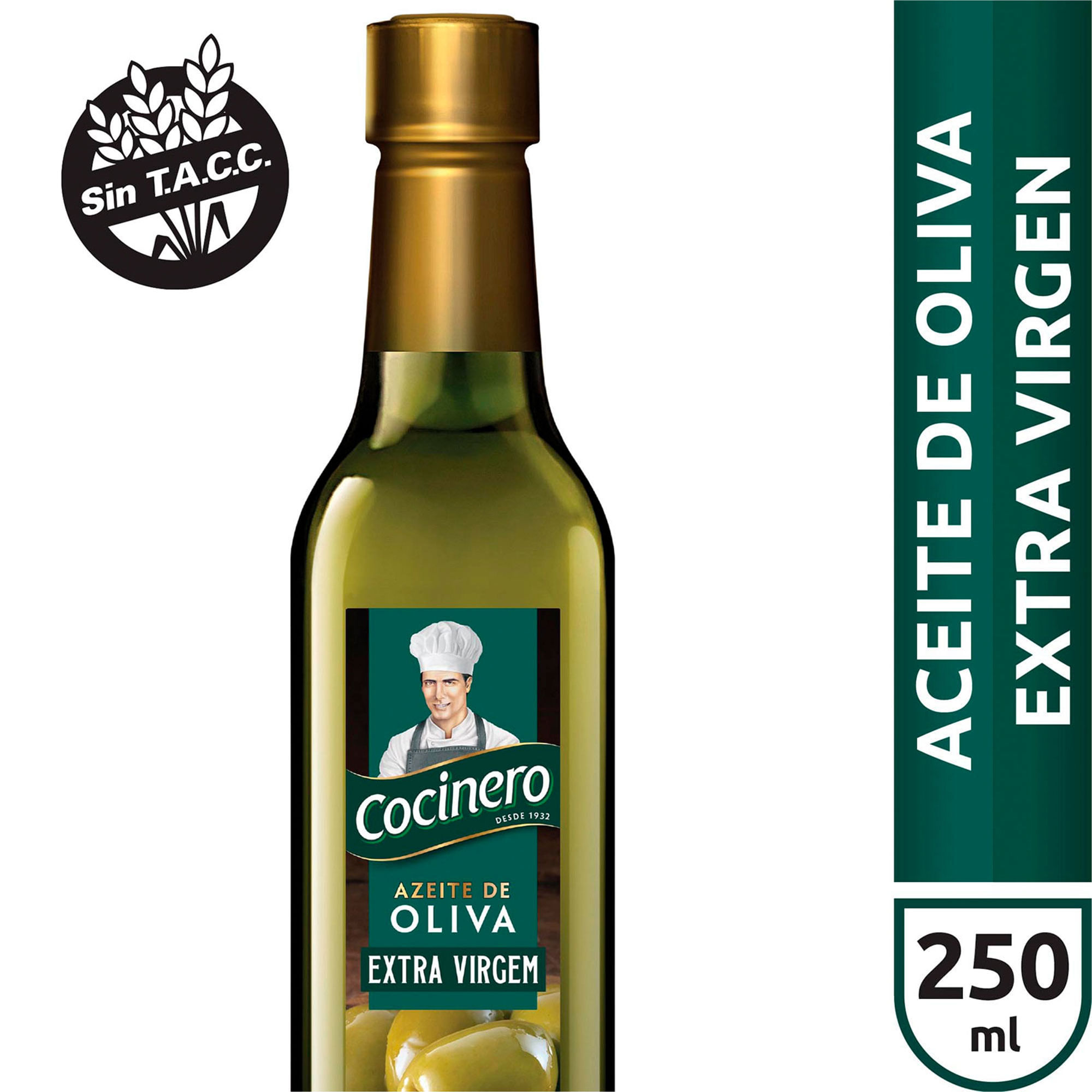 Cocinero Aceite de oliva Cocinero extra virgen pet 250 cc.