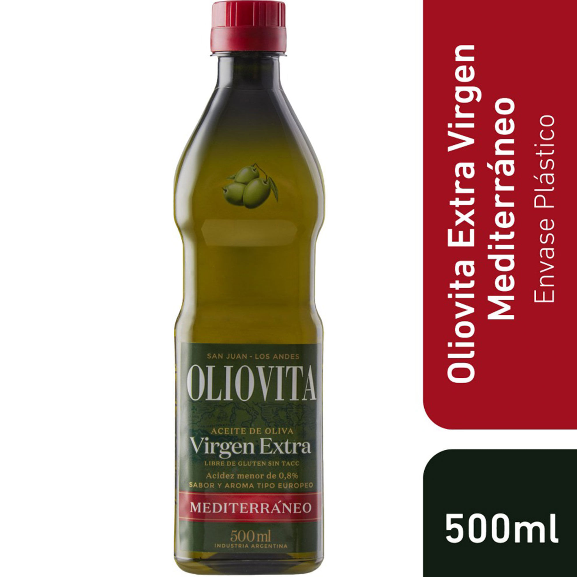 Oliovita Aceite de oliva Oliovita meditarráneo extra virgen 500 cc.
