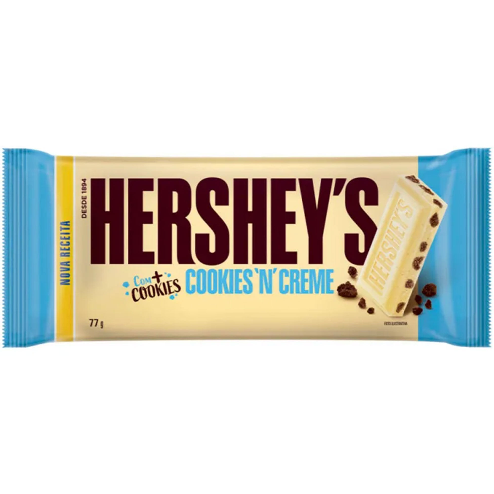 Chocolate Hersheys Cookie Cream 77 grs