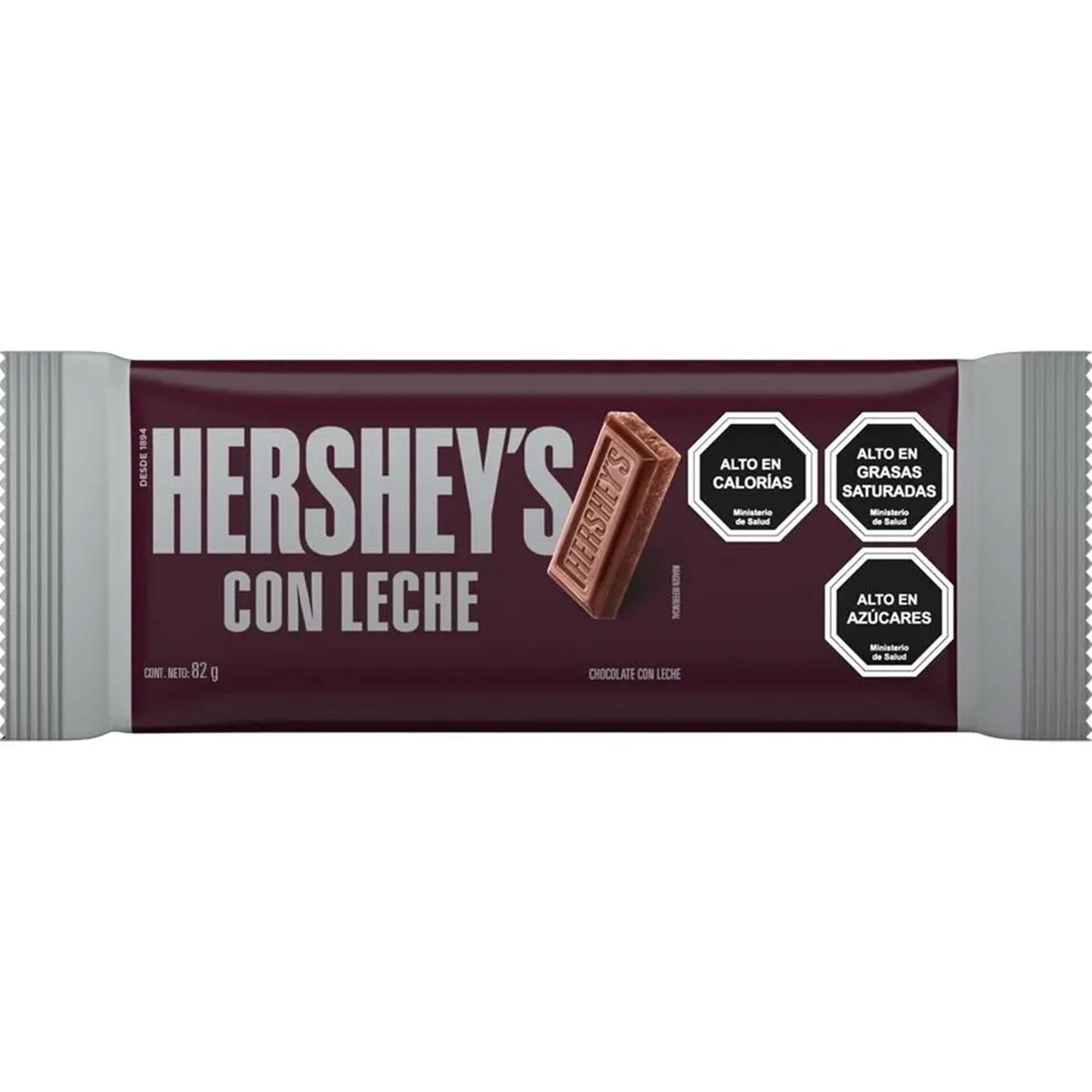 Chocolate con leche Hersheys 82 grs