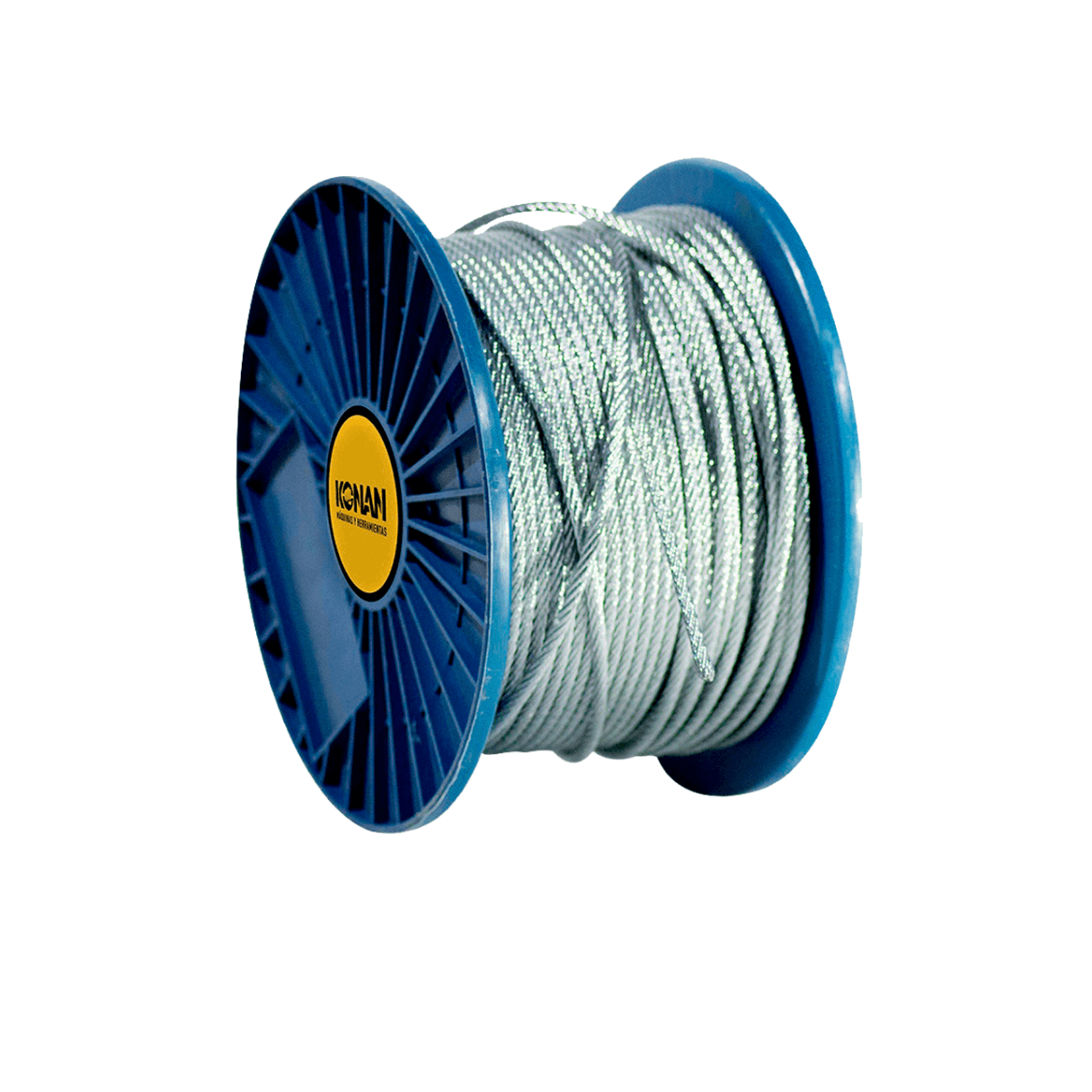 Cable Acero Galva. 1x19 2,5mm 100Mts Konan