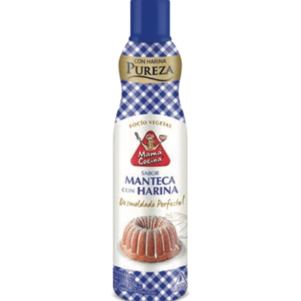 Aceite en aerosol Mamá Cocina manteca con harina 150 g.