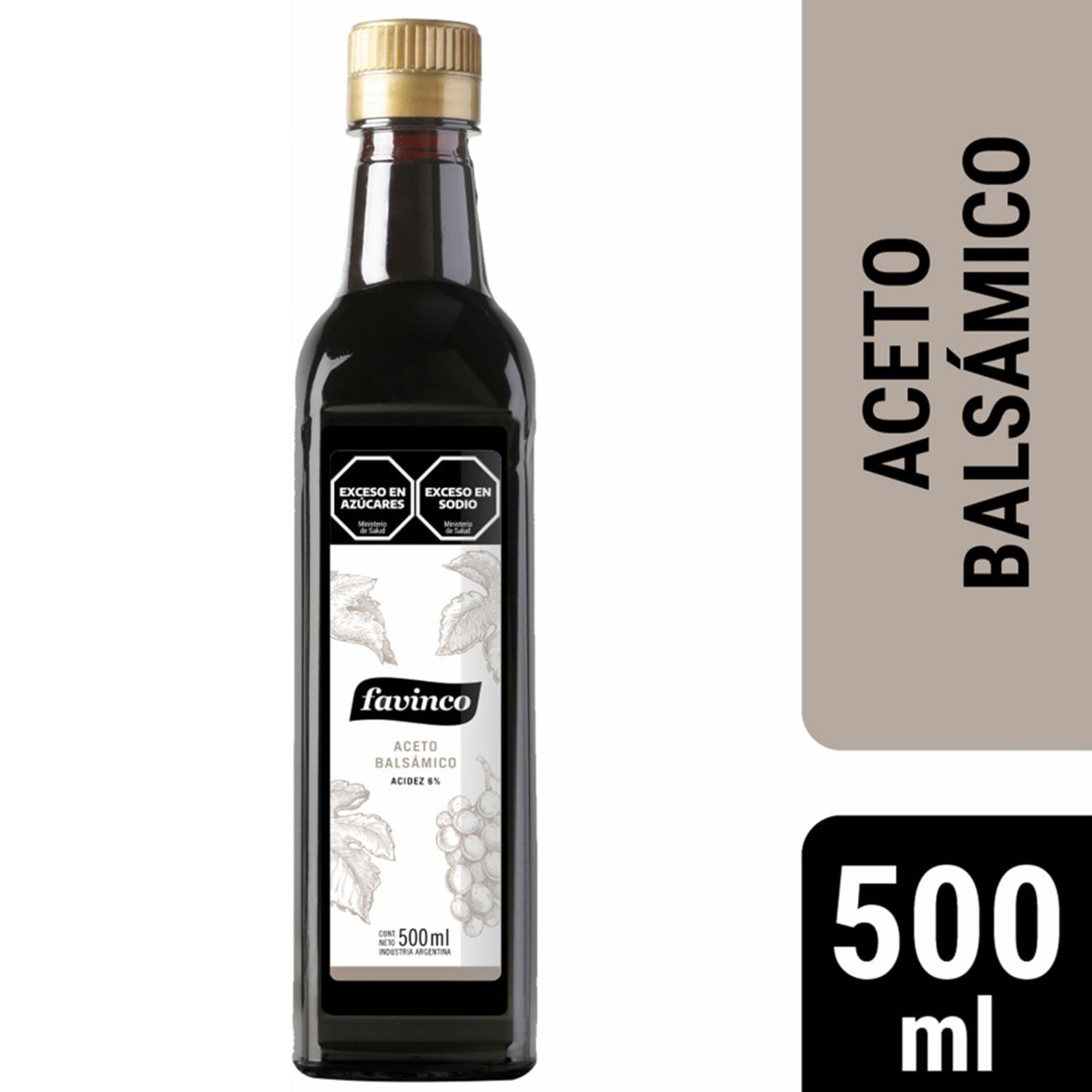 Aceto Balsámico Favinco 500 Ml