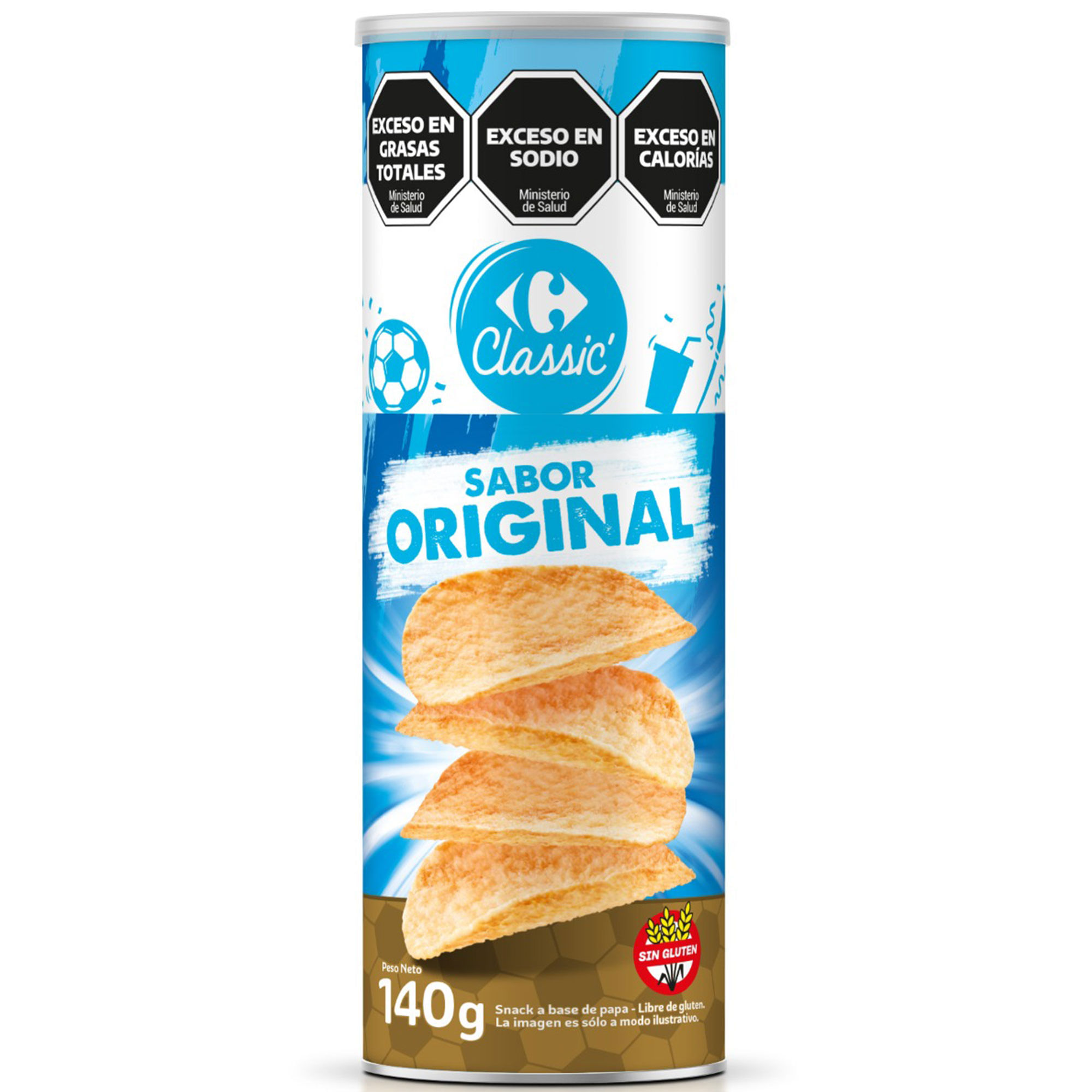 Papas fritas Carrefour Classic 140 g.