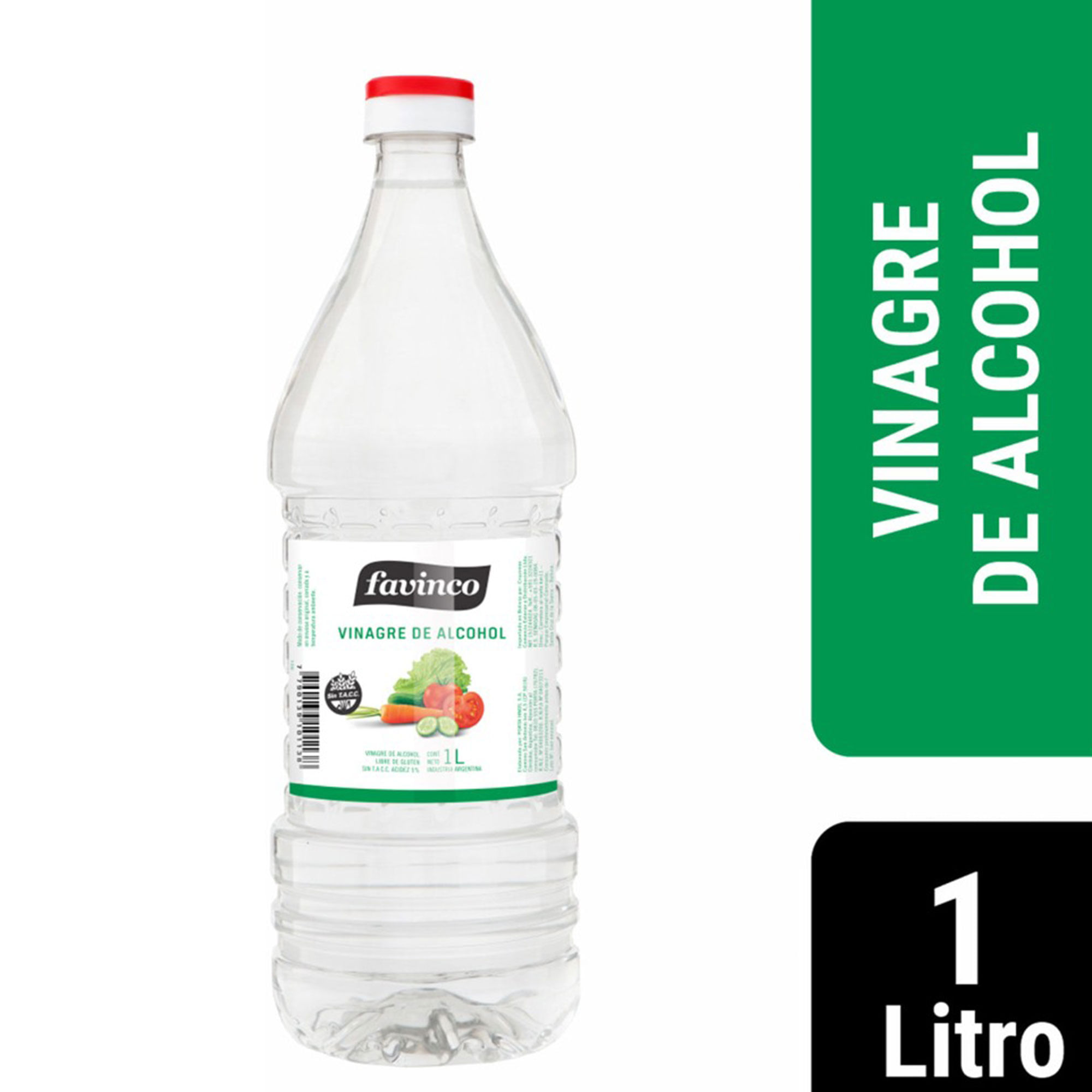 Vinagre de alcohol Favinco pet 1 l.