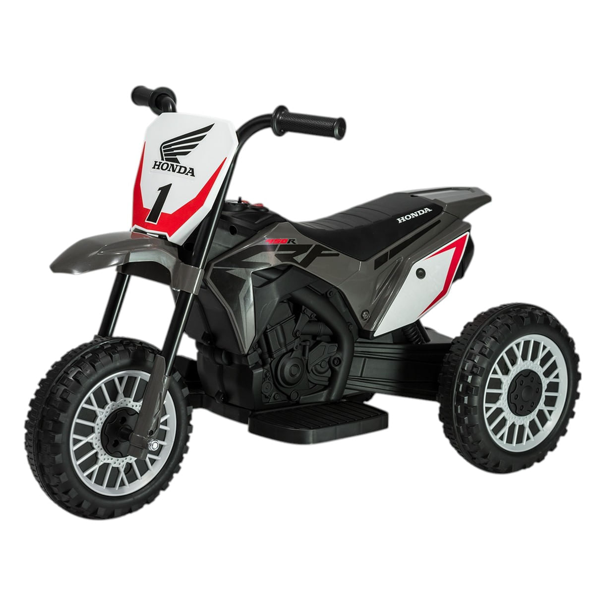 Moto a batería Honda CRF450 3 ruedas Cosco Moto a batería Honda CRF450 3 ruedas Cosco Gris