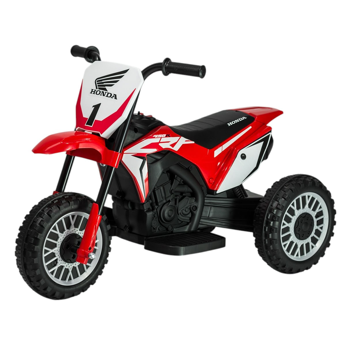 Moto a batería Honda CRF450 3 ruedas Cosco Moto a batería Honda CRF450 3 ruedas Cosco Roja