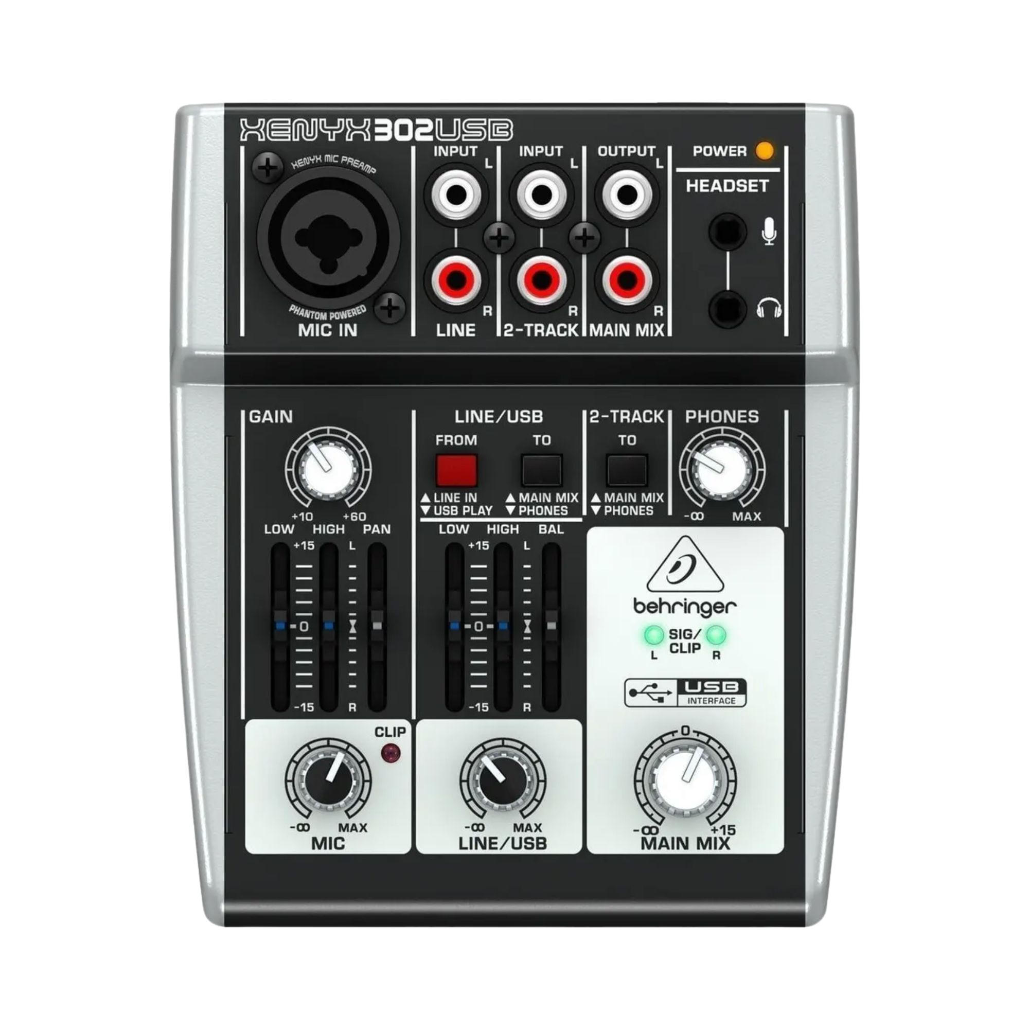 Consola Behringer 302usb Xenyx De Mezcla Xenyx 302usb
