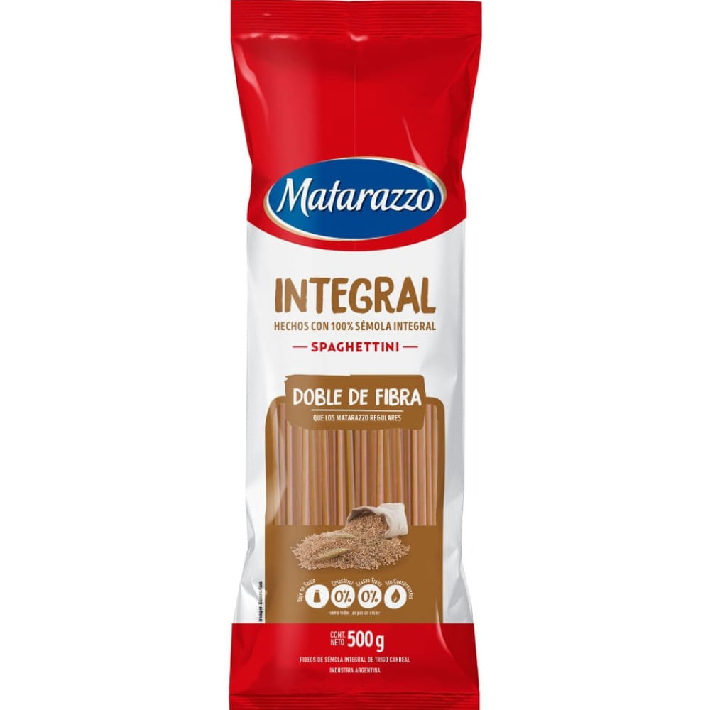 Spaghettini Integrales Matarazzo 500gr