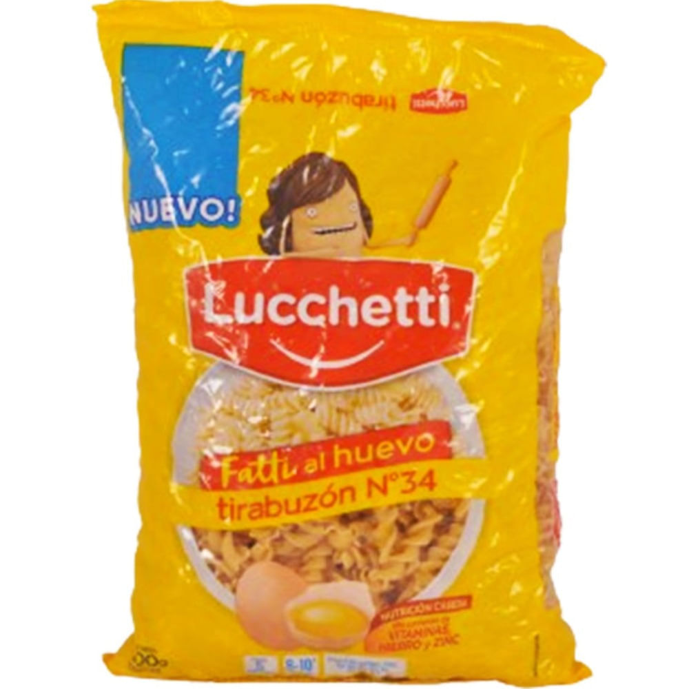 Fideos Lucchetti Tirabuzón 500 G