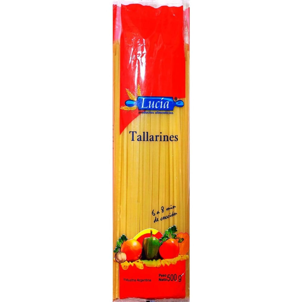 Fideos tallarines Lucia 500 g.