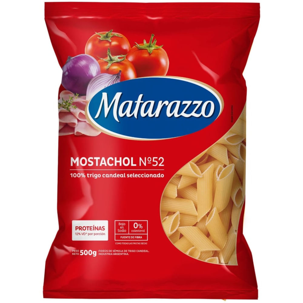 Fideos Matarazzo Mostachol 500 G