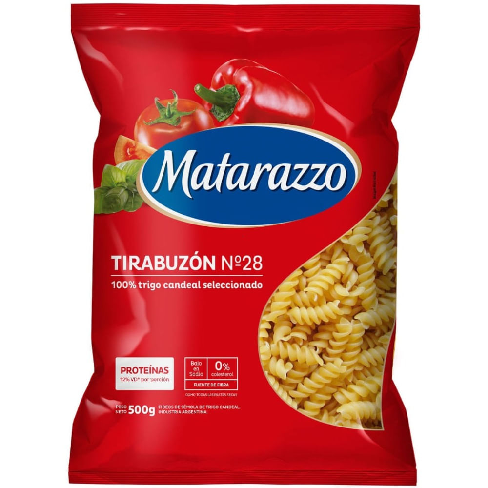 Fideos Matarazzo Tirabuzón 500 G