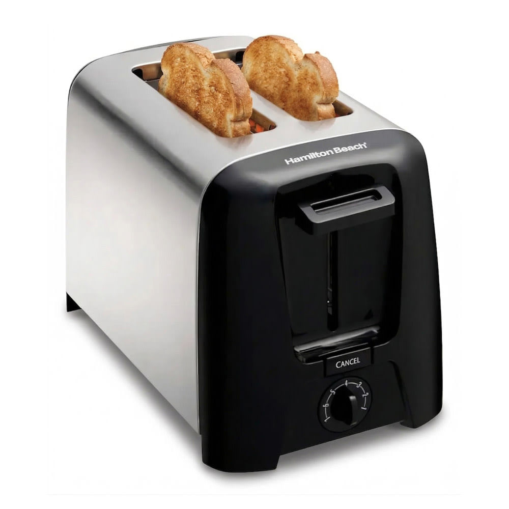 Tostadora Hamilton Beach 22614var Acero Inoxidable 2 Rodajas 750w 7 Niveles