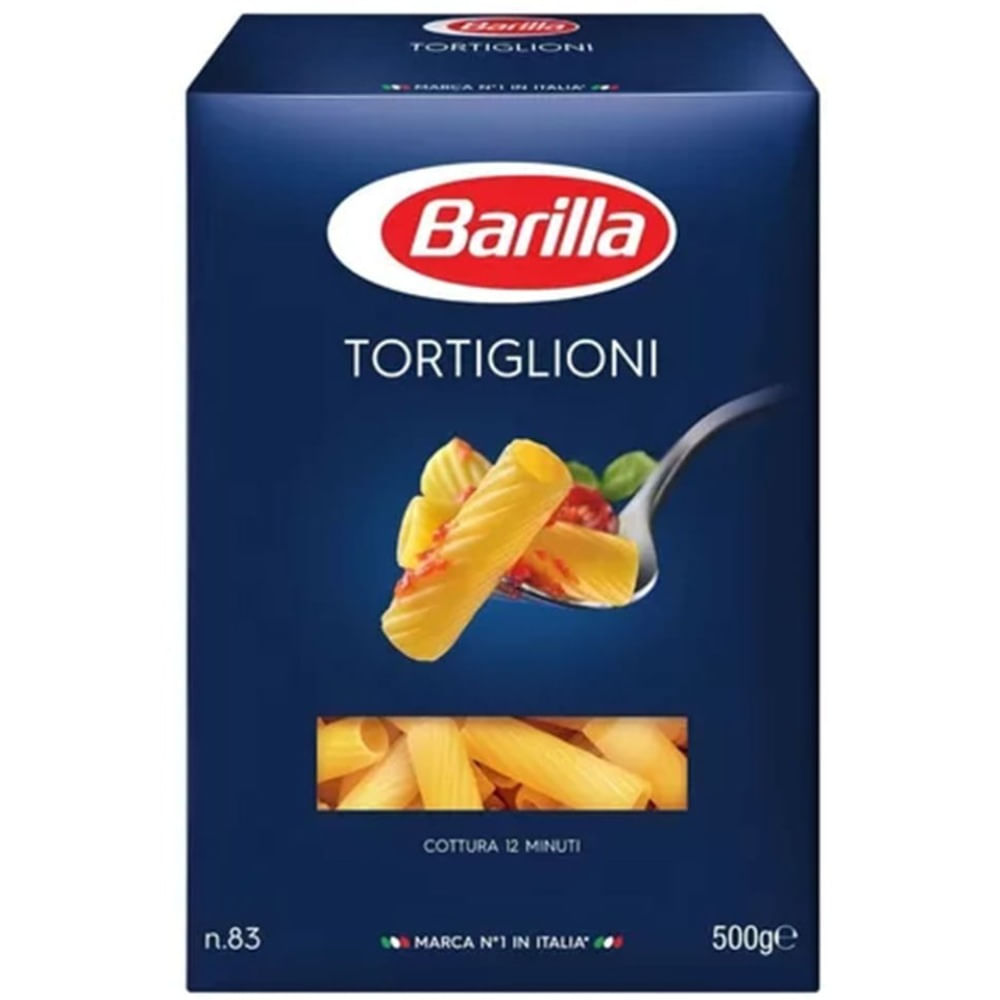 Fideos tortiglioni Barilla 500 g.