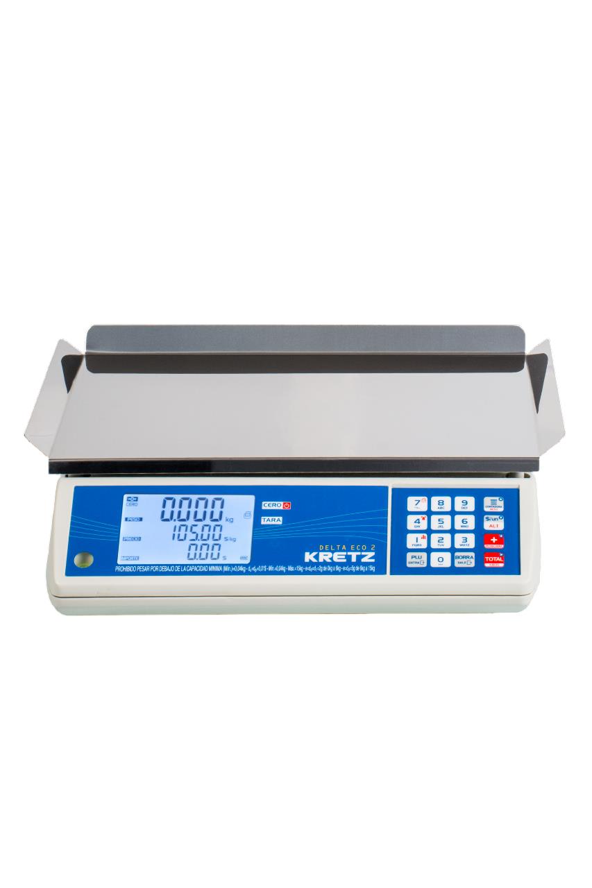 Balanza Comercial Kretz- Audeb 15b Delta Eco 6kg-15kg (Aud-015kmfbabp3kar)
