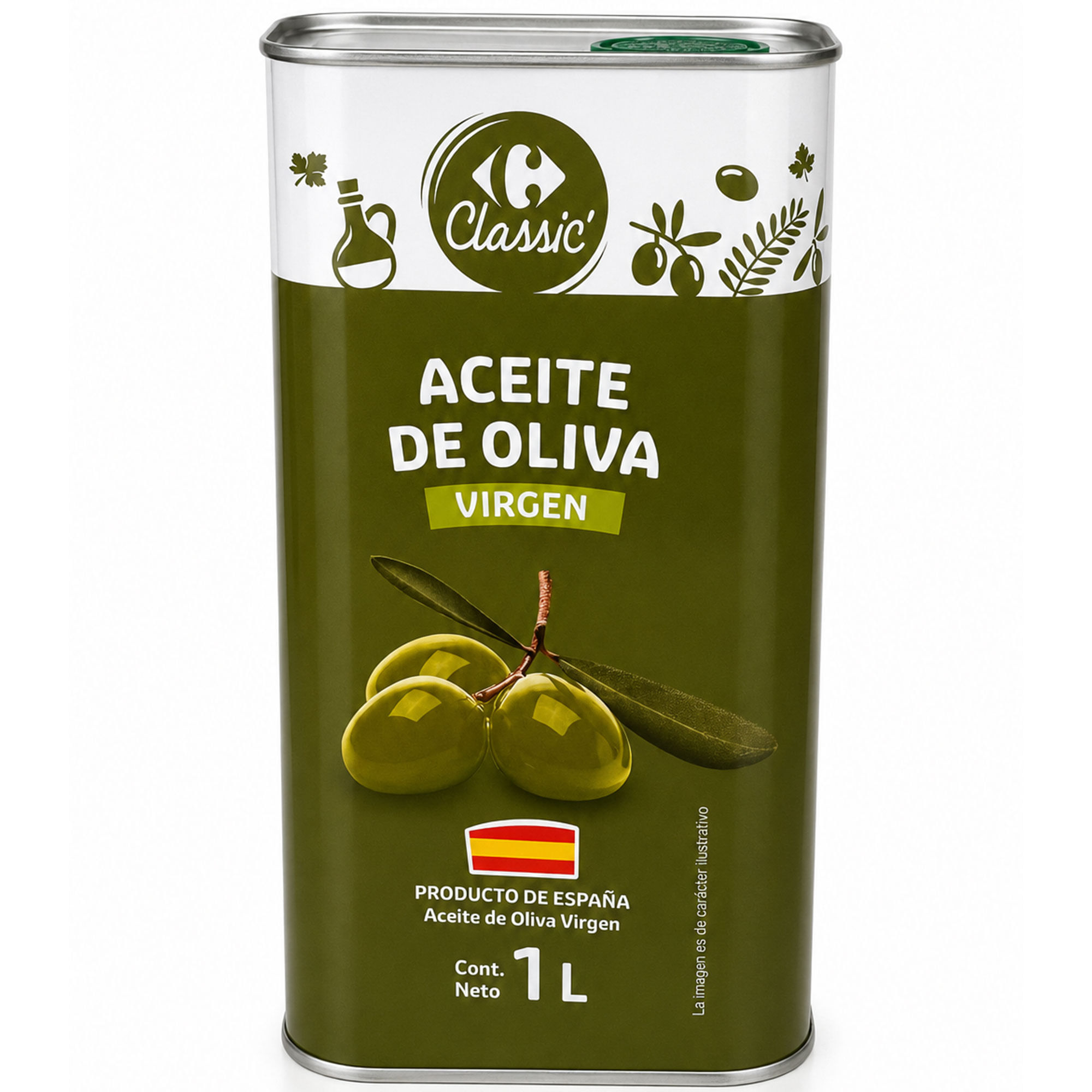 Carrefour Aceite de oliva virgen Carrefour Classic en lata 1 lt