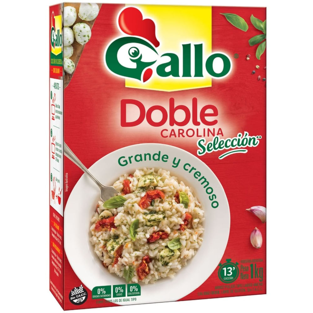 Arroz Gallo Doble Carolina Selección 1 Kg
