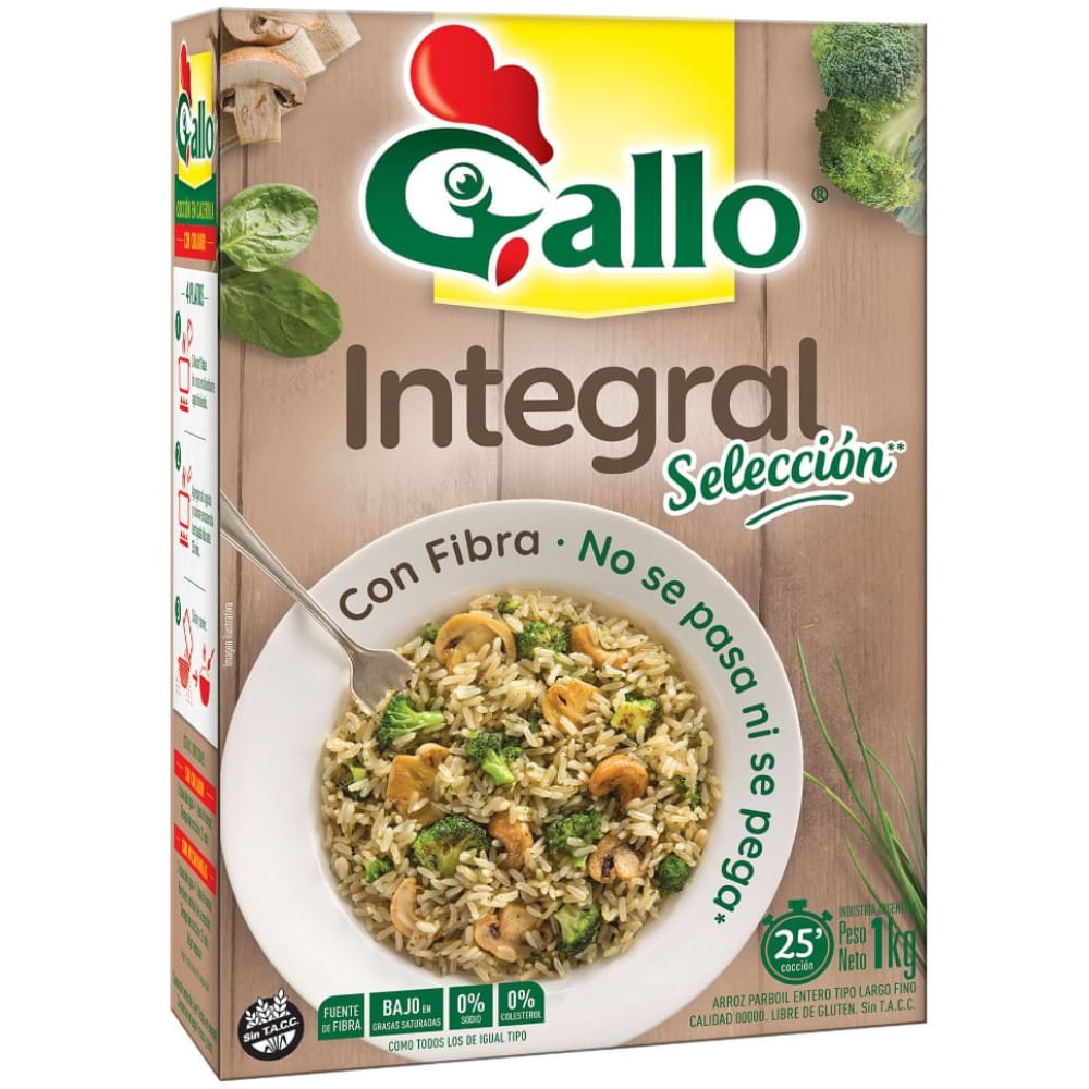 Arroz Integral Gallo Selección 1 Kg