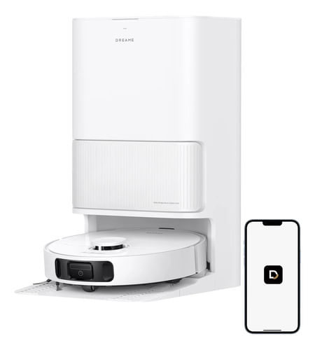 Aspiradora Robot Dreame D20 Ultra Trapeadora Premium Con Secado Aire Caliente White
