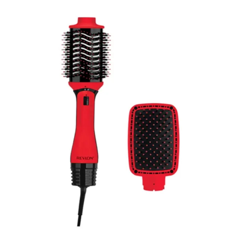 Cepillo Revlon Dual Shine Volumizer Plus Ionico Rojo Rvdr5298cpkla2av1