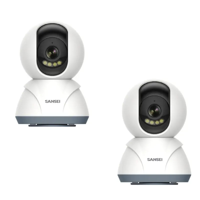 Combo Camaras De Seguridad Sansei Wifi 3mp Blanco Combo94ssc11i