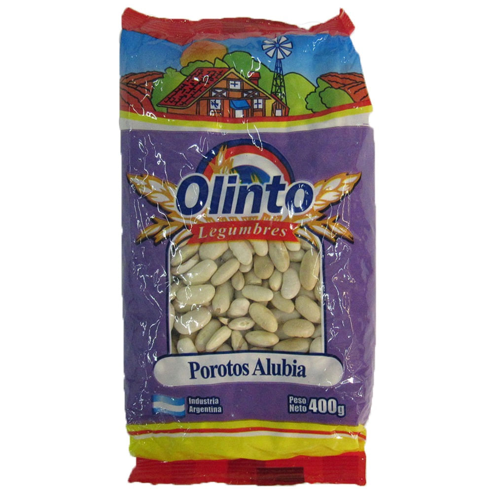 Poroto alubia Olinto bolsa 400 g.