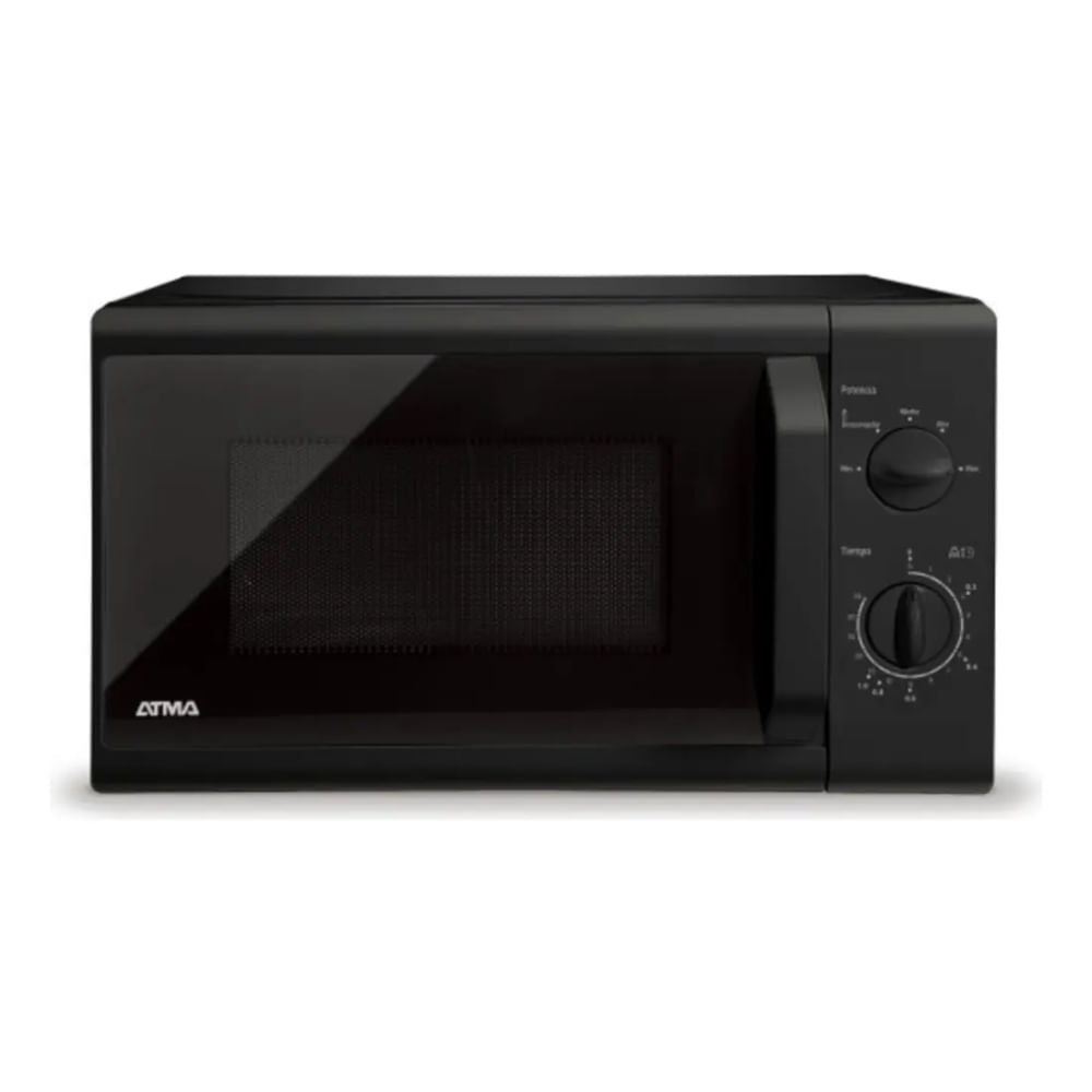 Microondas Rotativo Atma 20lts Matrb20ubn Negro 700w