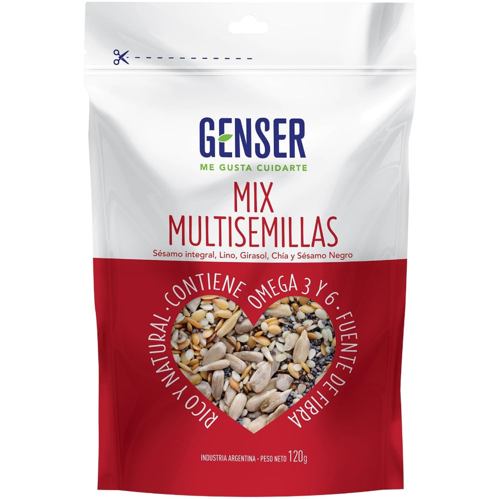 Mix de semillas Genser multisemillas 120 g.