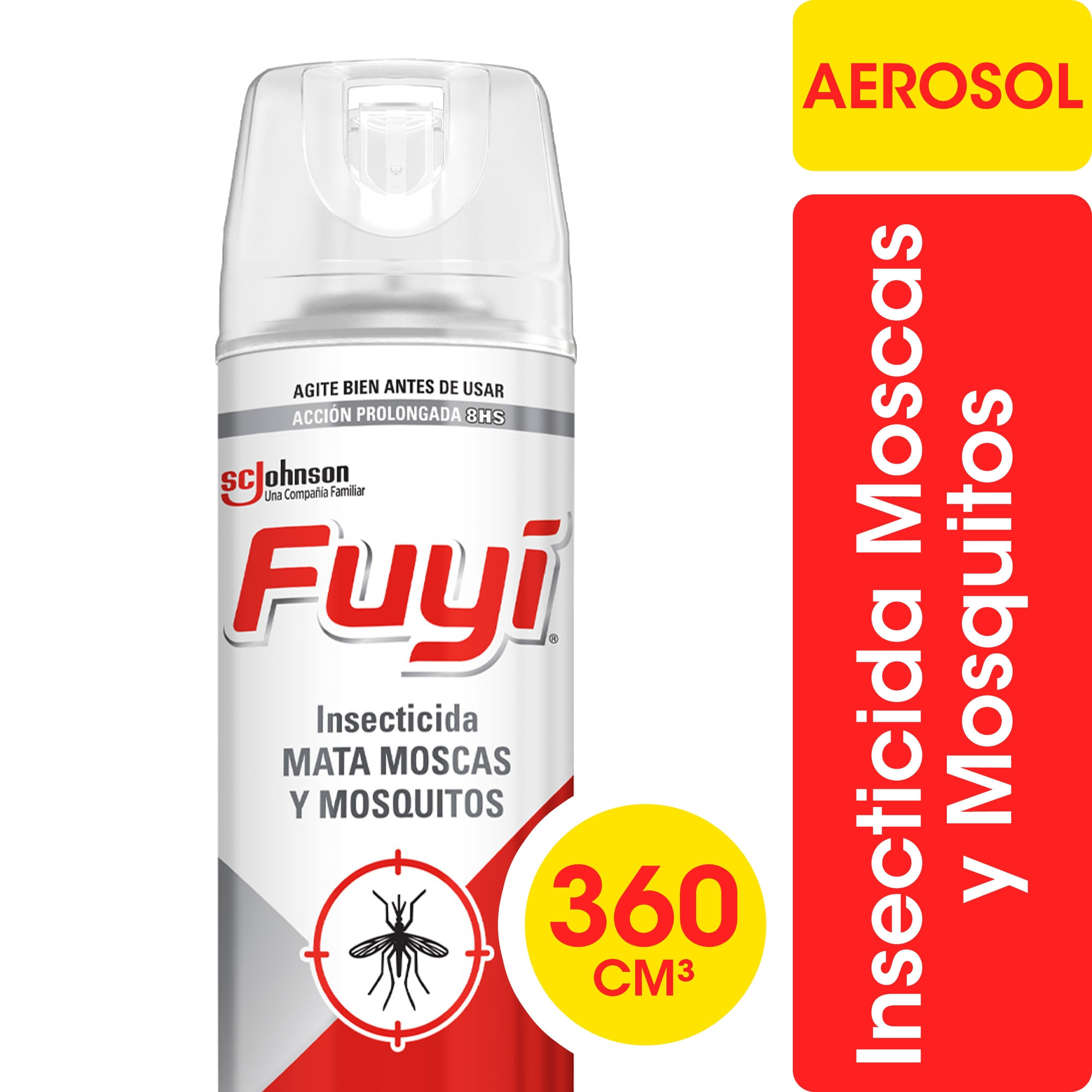Insecticida Fuyi Moscas Y Mosquitos 360 Ml
