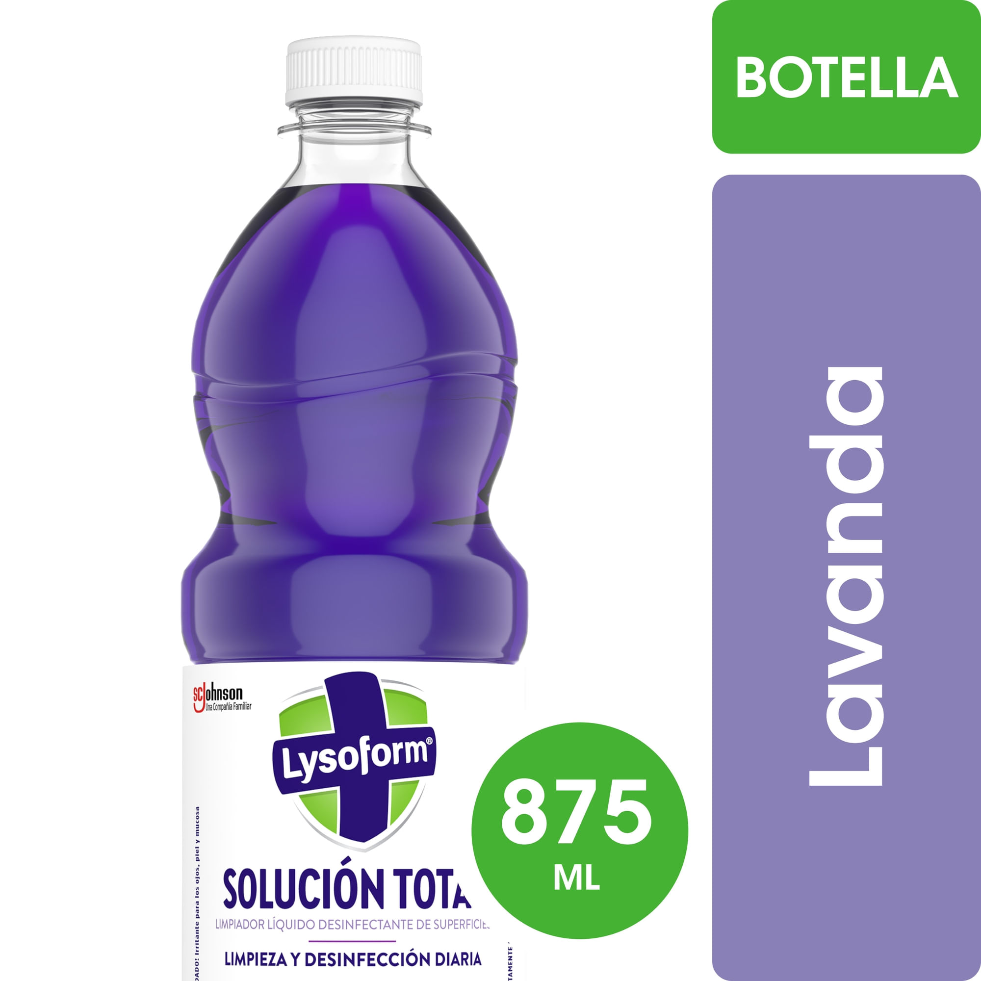 Limpiador Desinfectante Lysoform Solución Total Lavanda 900 Ml