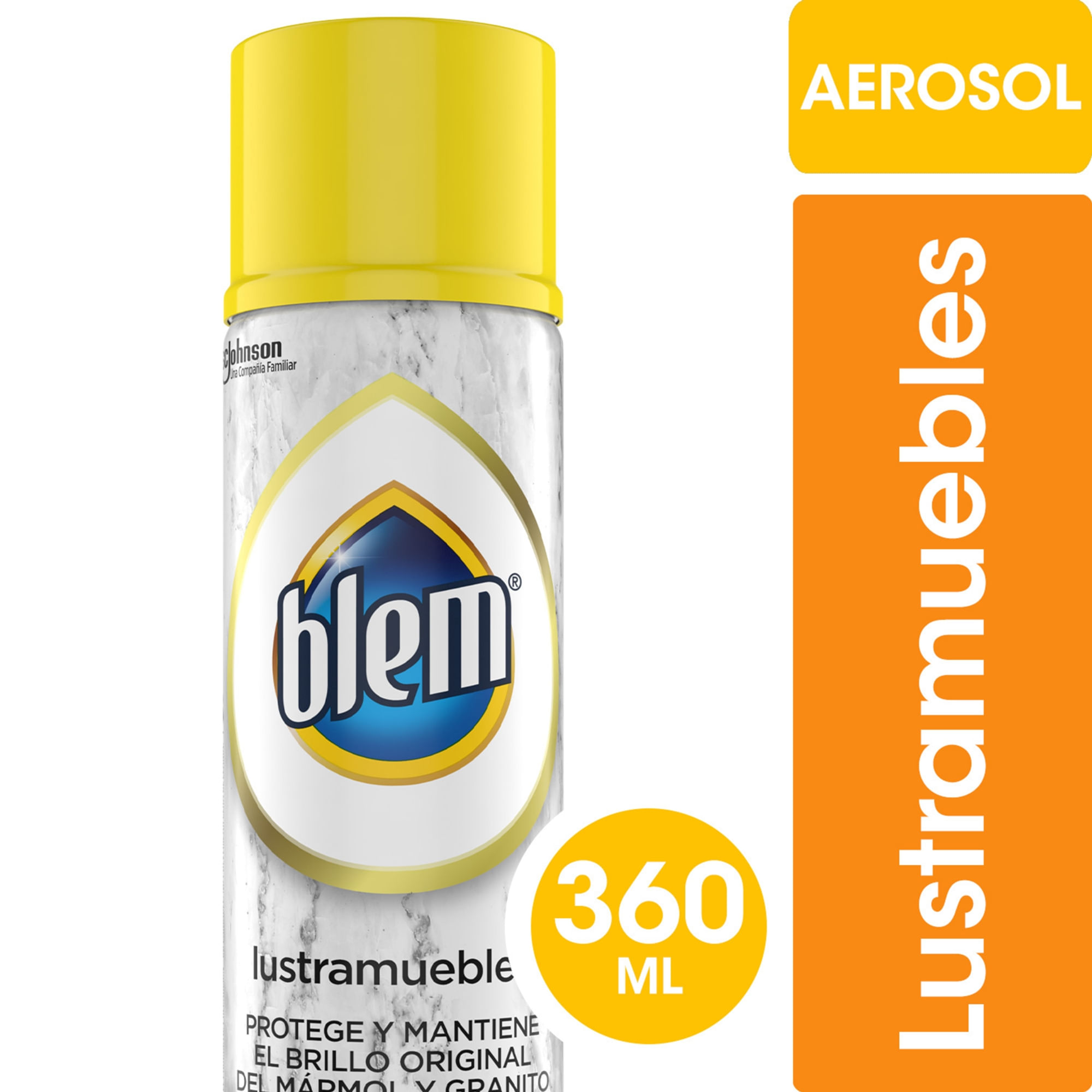Lustramuebles Blem Naranja Granito Y Marmol 360 Ml