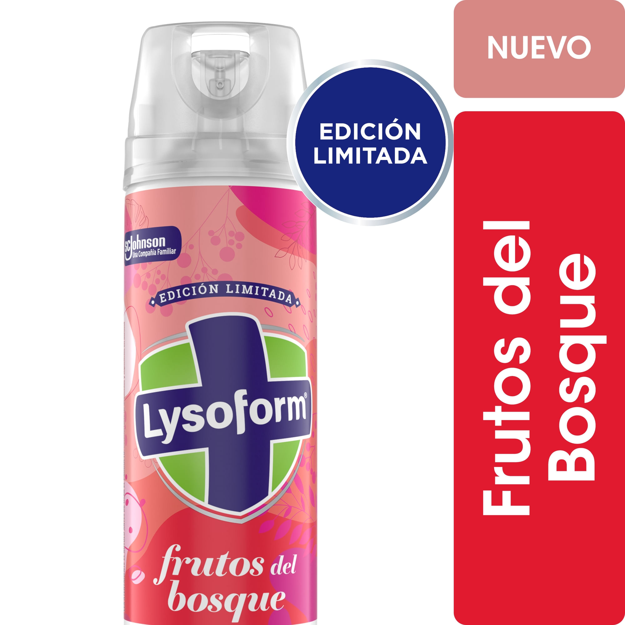 Desinfectante De Ambientes Lysoform Frutos Del Bosque 360 Ml