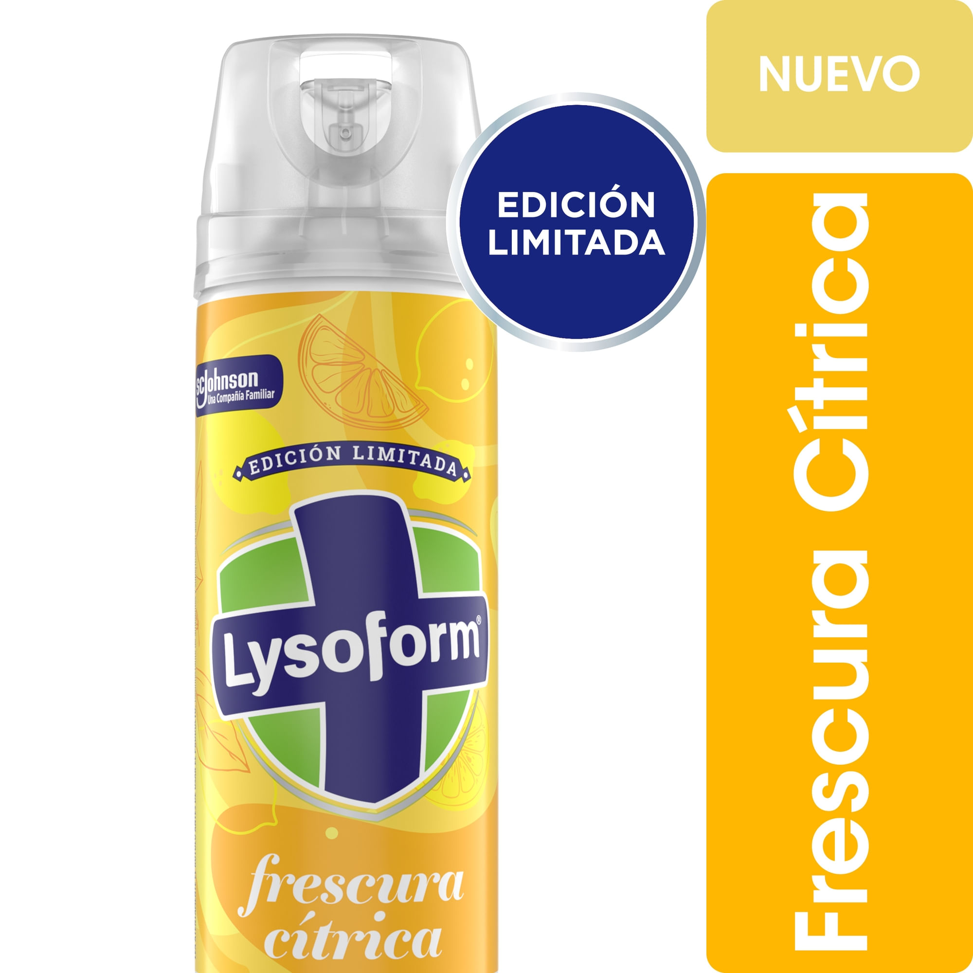 Desinfectante De Ambientes Lysoform Frescura Cítrica 360 Ml