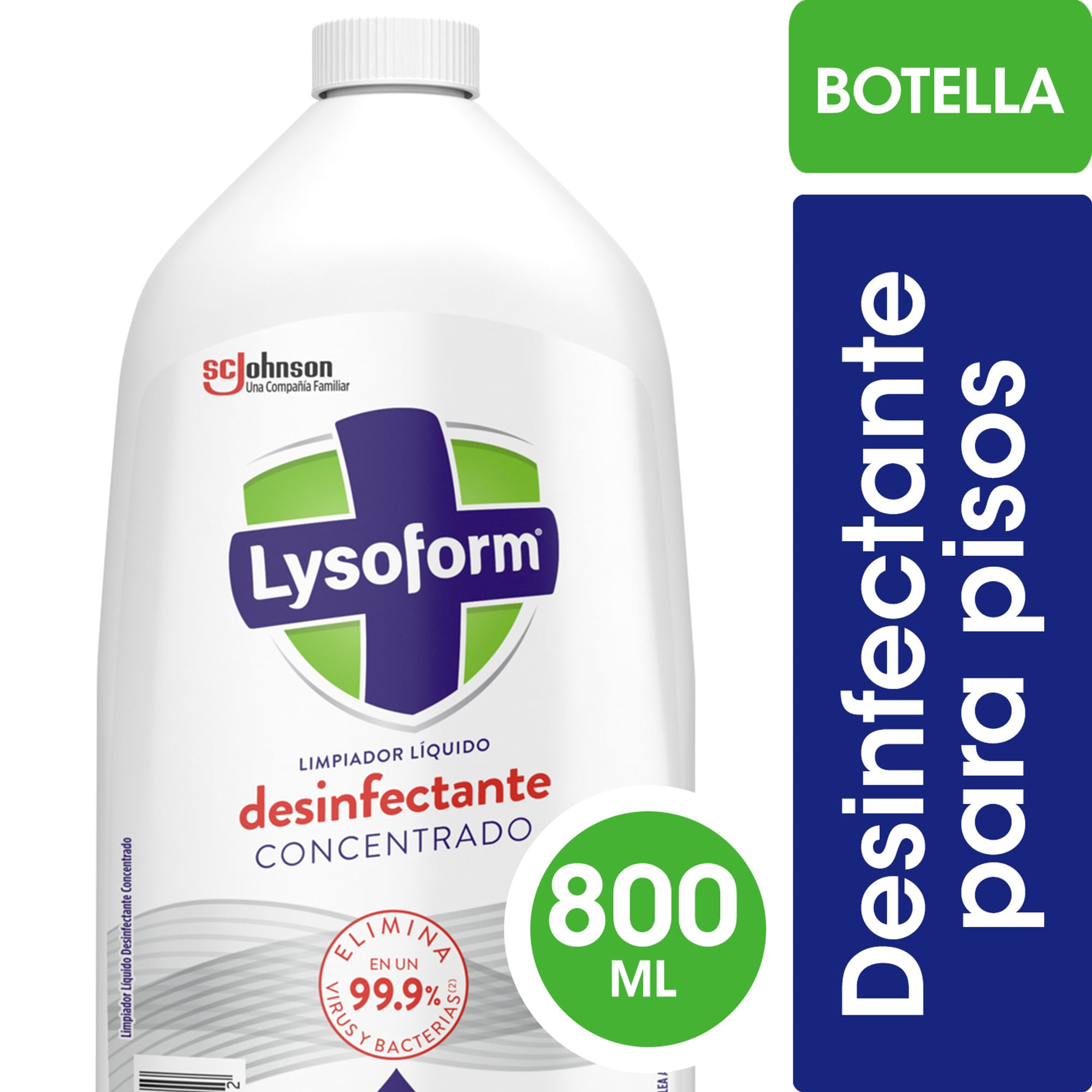 Limpiador desinfectante líquido Lysoform original desinfeccion hogar 800 ml