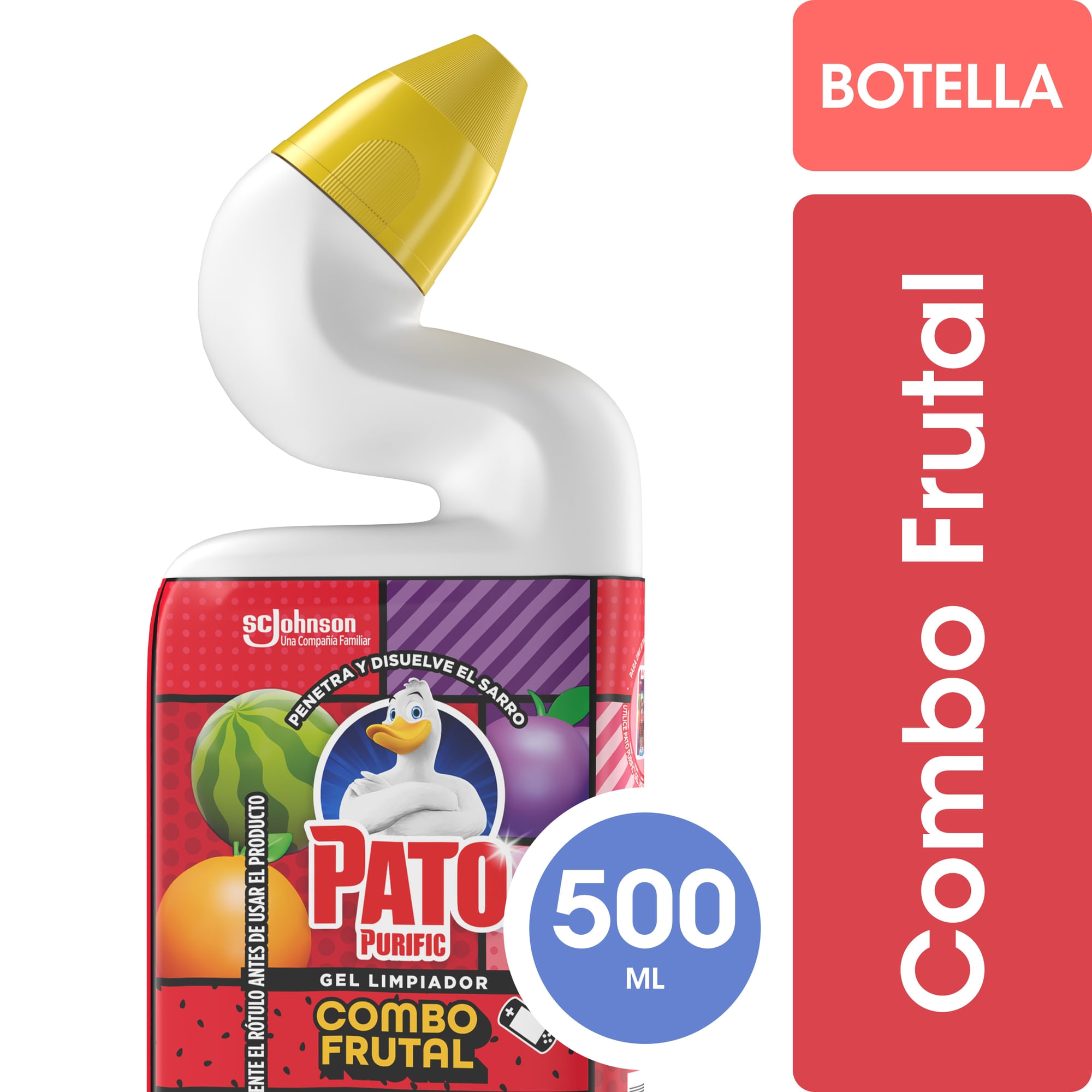 Gel manual Pato combo frutal 500 ml