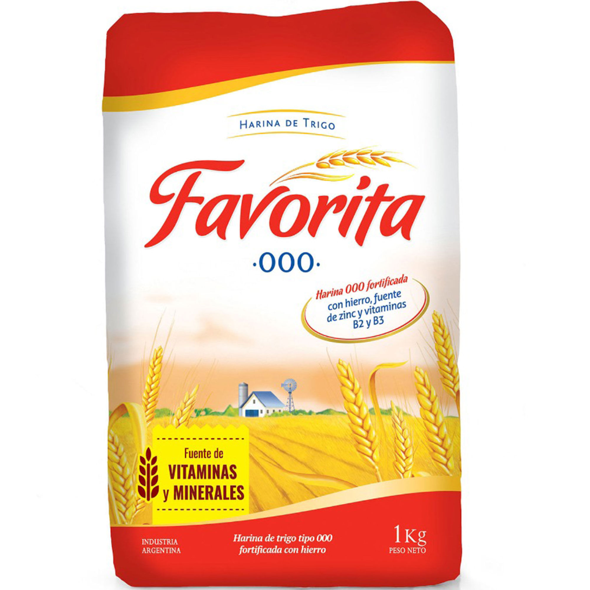 Harina De Trigo Favorita 000 1 Kg