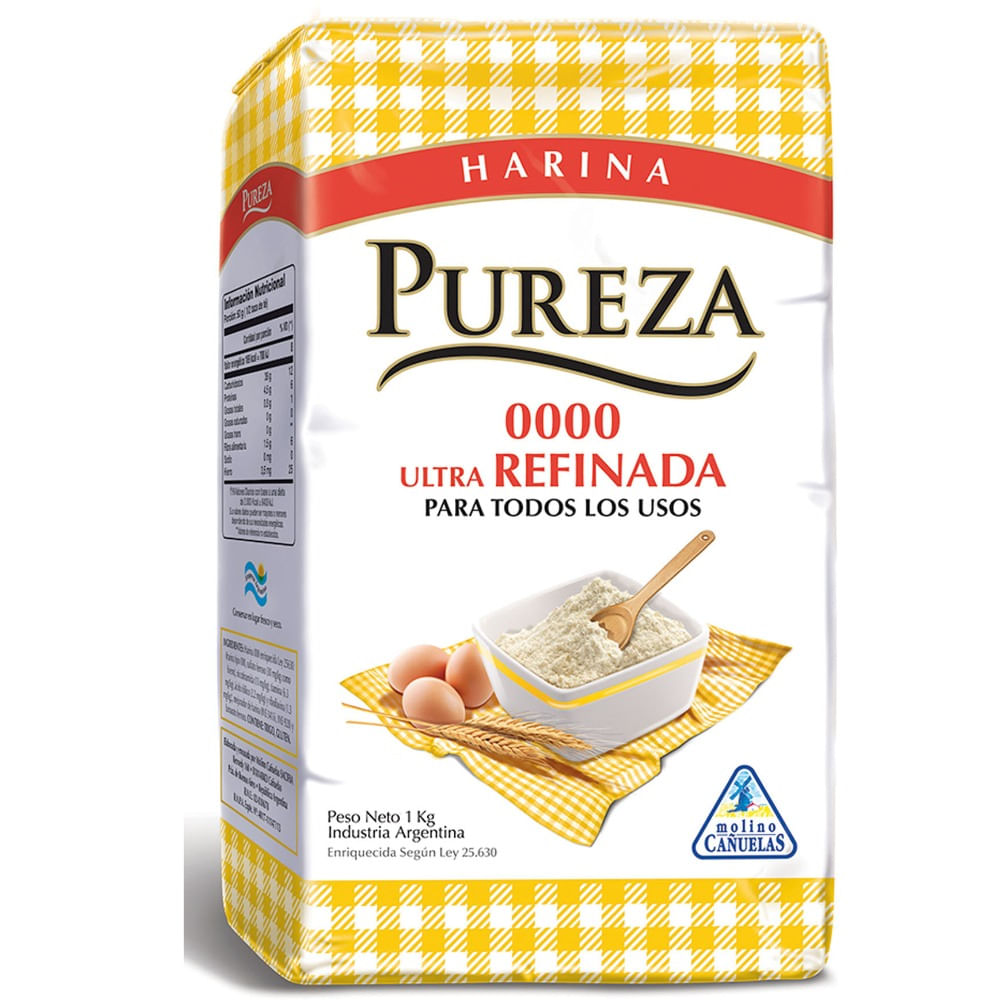 Harina 0000 Pureza Ultra Refinada 1 Kg