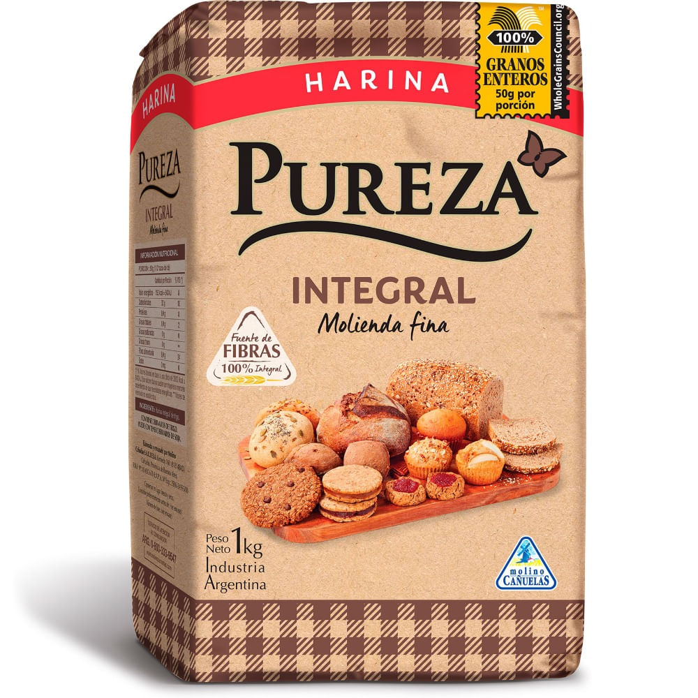 Harina Integral Pureza 100% X 1 Kg