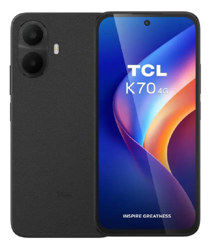 Celular Tcl K70 128/4gb 4g Midnight Black + Funda 3 Estrellas