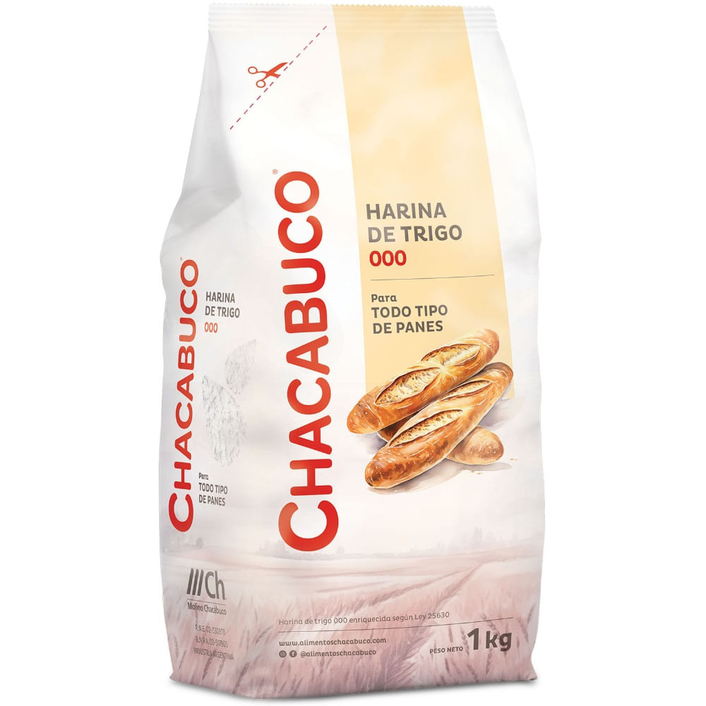 Harina De Trigo Chacabuco 000 1 Kg