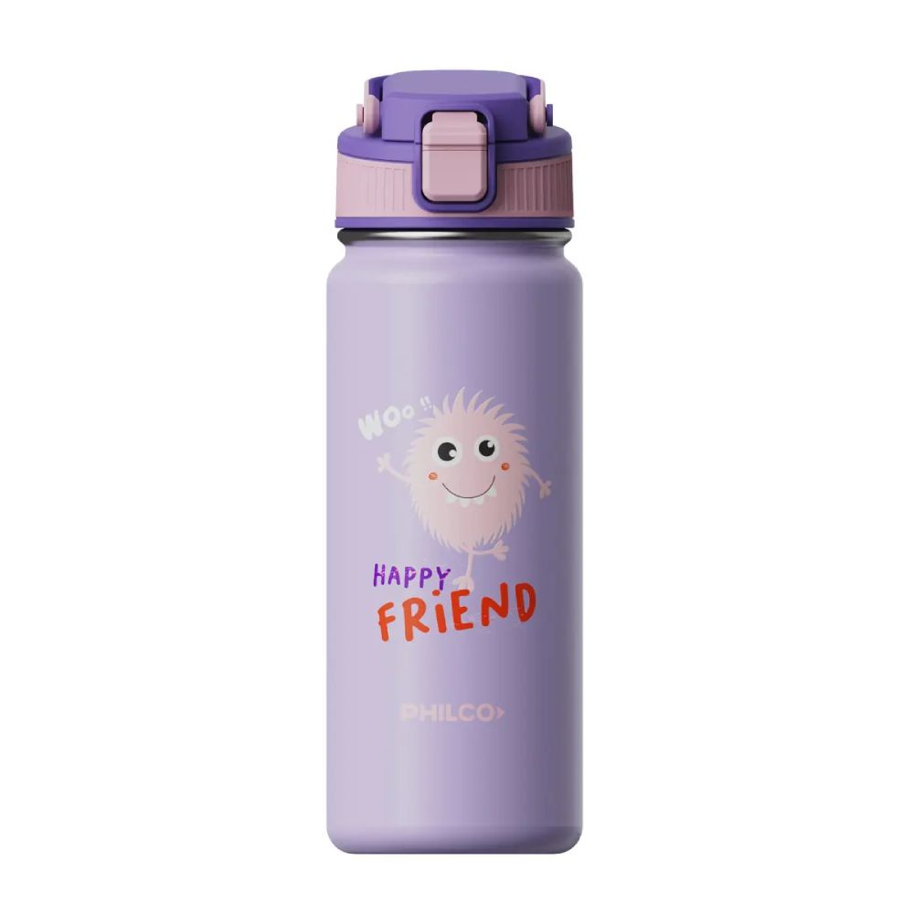 Botella Termica Infantil De Acero Inoxidable 530ml Lila TL500PHP