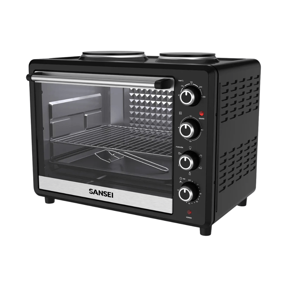 Horno Grill Sansei 63 Litros Con Anafes Y ConveccióN Hgcsa6324auapi