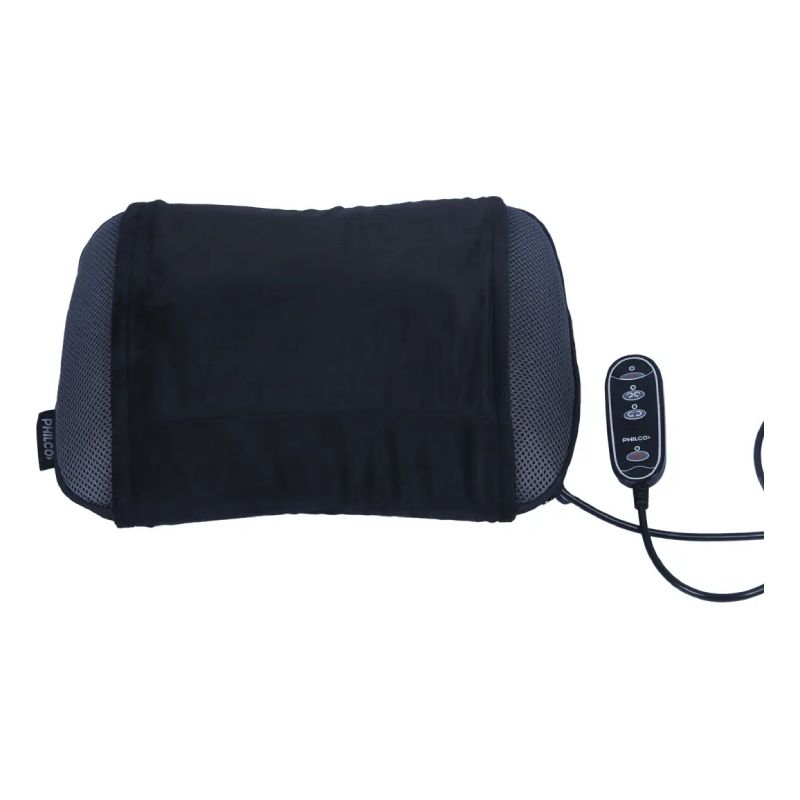 Almohada Masajeadora Philco Medics 4 Niveles De Intensidad Gris WELM38