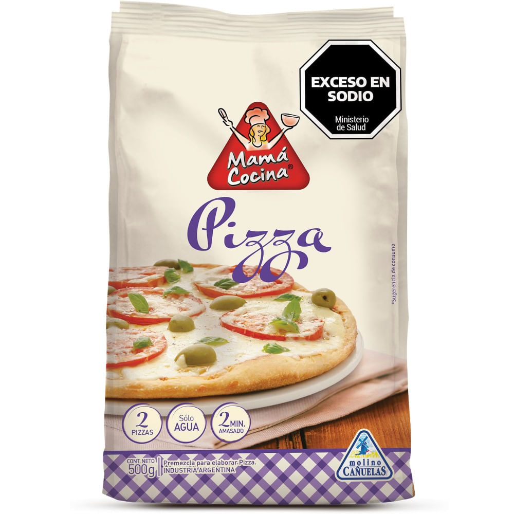 Premezcla para pizza Mamá Cocina fortificado 500 g.